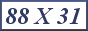 A pixelated image saying "88x31"