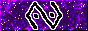 A pixelated image of refinity's logo featuring a starry purple night and twinkling stars